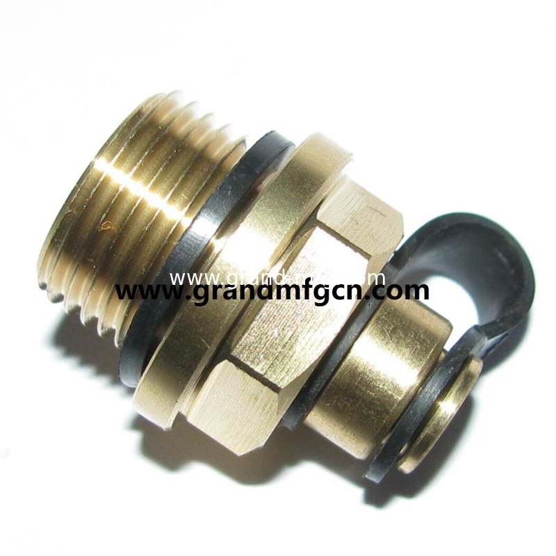 NPT pipe thread 1/2 1/4 natural brass breather vent plugs valves for compressors gearbox
