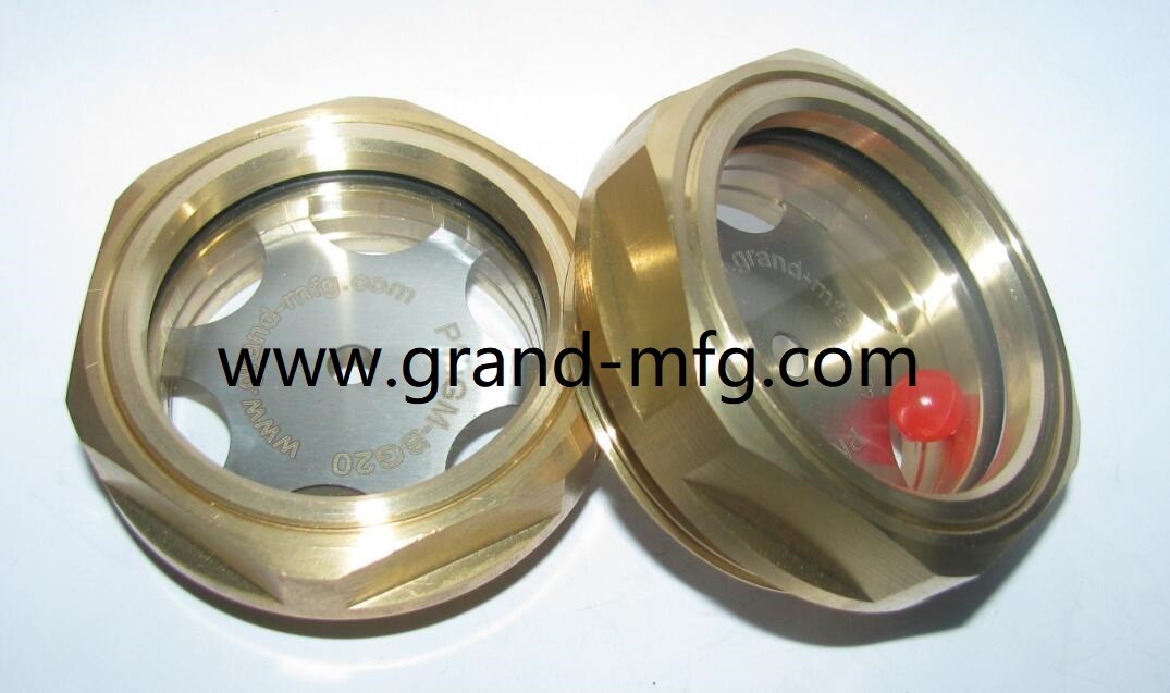 BSP G2 inch 2-1/2 Brass oil level sight glass observation sight plug ...