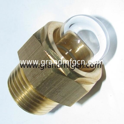 male NPT pipe threaded 1 inch vaccum pump oil level sight glass indicator  reducer and air compressor sight glass plug