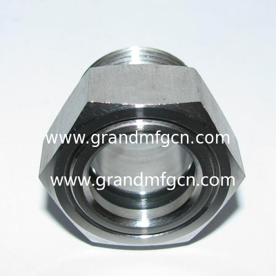 Male 3/4 Stainless Steel BSP Heat Exchanger Radiator Liquid Level Sight Glass For Industrial Machinery Cooling System