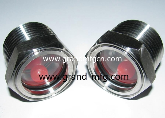 Metric thread M36x1.5 stainless steel gear boxes compressors knob type oil level gauge oil level indicator