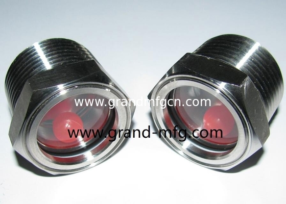 NPT 1-1/4 INCH stainless steel SUS304 oil level sight glass OIL LEVEL GAUGE OEM service no finishing