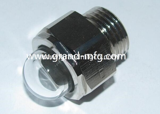 G1/2&quot; G3/4&quot; refrigeration compressor speed reducers sightglass bubble dome oil sight glass gauge plugs bsp thread