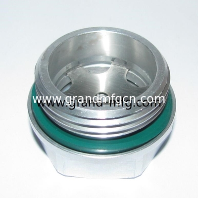 Metric thread M30x1.5 M33x1.5 M20x1.5 air compressor sight glass aluminium bulls eye oil sight glass gauge indicator  Aluminum Oil Level Sight Glass for Pump Gearboxes and Compressors