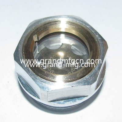Metric thread M16 M27 M33 M36 M42 air compressor Oil level indicator sight glass  Aluminum Oil Level Sight Glass for Speed Reducers and Power Transmission Custom Sizes and OEM Options Available