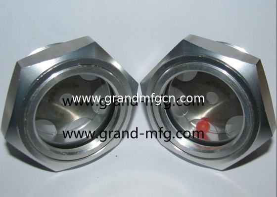 BSP G1 1/4 inch Gearbox Air compressors Milled Hex Aluminum oil level sight glass gauge plug male thread G1/2 G3/4 G1 INCH