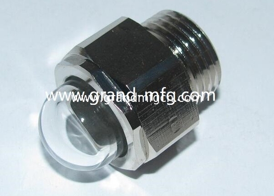 NPT 1/2 inch heavy duty coolant tank sight glass Brass Sight Glass Assembly for Coolant Level oil sight gauge indicator