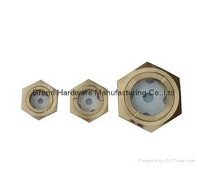 BSP thread 3/4&quot; Oil Sight Gauge with Pyrex glass for industrial