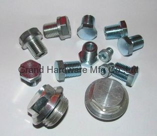 hydraulic steet plug custom oil drain steel nickel plated plugs SS304 plugs