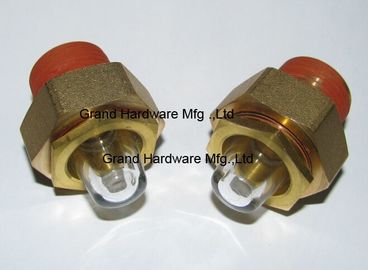 Domed shape oil sight glass heavy duty brass liquid level sightglass gauge NPT1/2" NPT3/8" NPT3/4" NPT1" MNPT THREAD