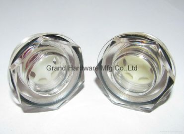 M60x2 Circular Plastic Oil Sight Glass withe reflector male Metric Thread Liquid Level Gauge M42X2 M36X1.5 Oil Level Sight Gauge Supplier