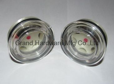 M60x2 Circular Plastic Oil Sight Glass withe reflector male Metric Thread Liquid Level Gauge M42X2 M36X1.5 Oil Level Sight Gauge Supplier
