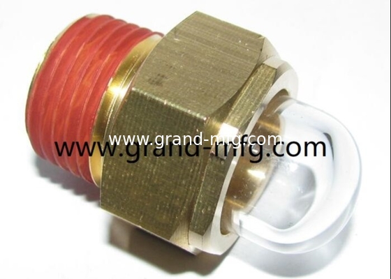 male NPT pipe threads 1/2 inch 3D sight glasses flow liquid level gauge oil level sight glass indicator for pumps custom