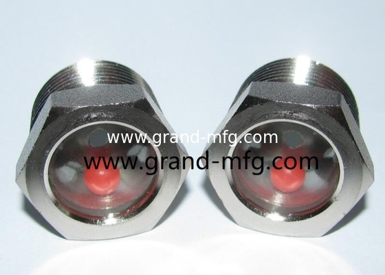 NPT 1 1/4&quot; BITZER refrigeration fused steel sight glass with reflector fused sight window sight glass manufacturer China