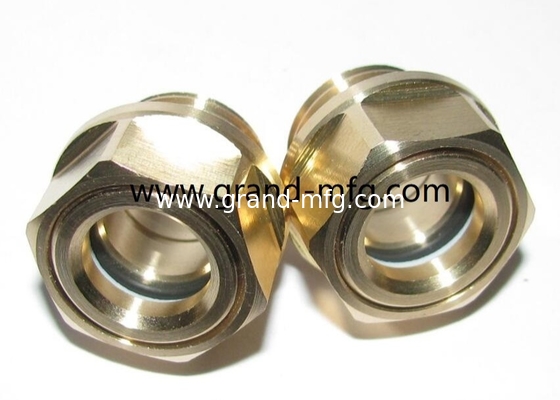 M27X1.5 M22X1.5 brass dome oil sight glass fluid dome view port sight glass oil sight gauge oil level indicators