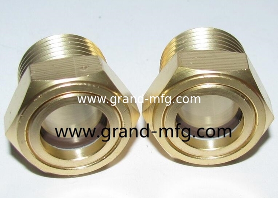 Male BSP threaded G3/4&quot;  vaccum pump oil level sight glass indicator air compressor &amp; reducer oil sight glass