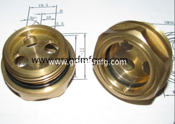 Male BSP threaded G3/4&quot;  vaccum pump oil level sight glass indicator air compressor &amp; reducer oil sight glass