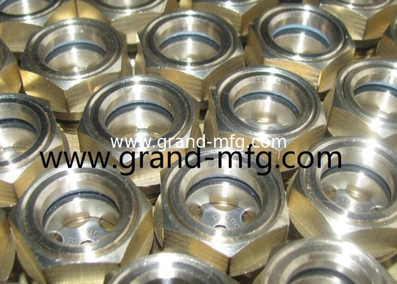 Male BSP threaded G3/4&quot;  vaccum pump oil level sight glass indicator air compressor &amp; reducer oil sight glass