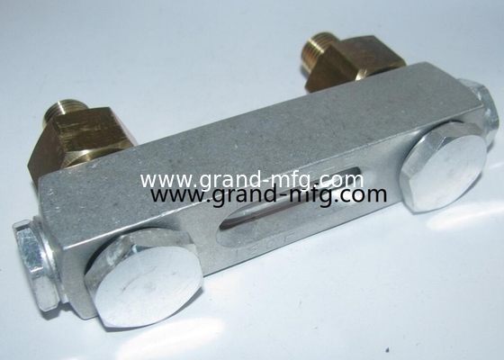MNPT 1/4 INCH male thread Aluminum oil level gauge indicator with level marks for container Custom GRANDMFG sight gauge