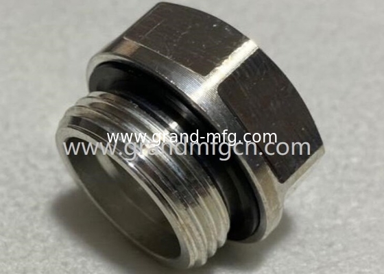 high pressure G1 1/4 INCH 6061 aluminum reducer oil sight glass oil level indicator fluid level gaugeOEM and ODM service