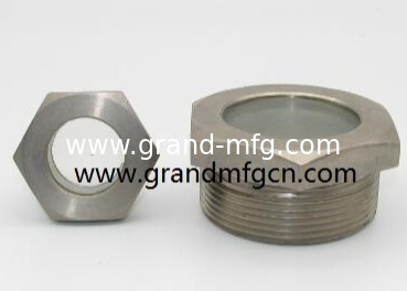 G 1-3/4 inch carbon steel fused oil level sight glass male BSP thread professional manufacturer and seller