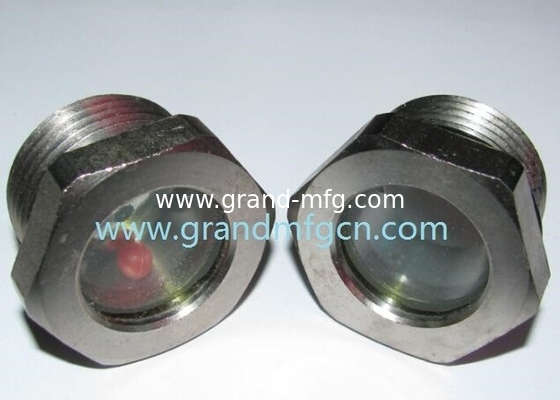 G 1-3/4 inch carbon steel fused oil level sight glass male BSP thread professional manufacturer and seller