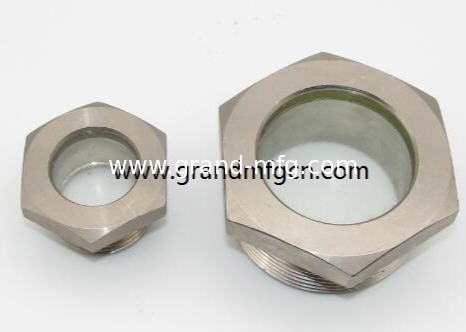 G 1-3/4 inch carbon steel fused oil level sight glass male BSP thread professional manufacturer and seller