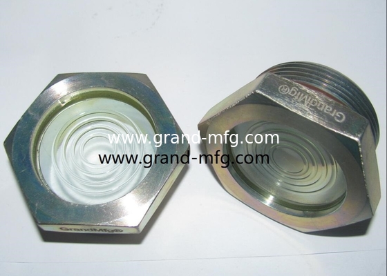 NPT 3/4&quot; BITZER refrigeration fused steel sight glass with red ball fused sight window sight glass manufacturer China