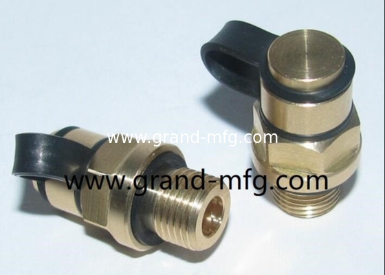 Male G thread 1/8&quot; 1/2&quot; 1/4&quot; natural brass breather vent plugs,air released plugs,professional manufacturer in China