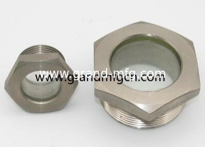 G 2 inch carbon steel fused oil level sight glass male BSP thread professional manufacturer and seller