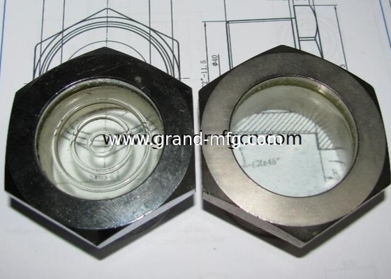 G 3/8"carbon steel fused oil level sight glass male BSP thread professional manufacturer and seller