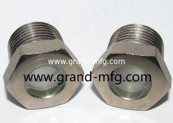NPT 2&quot; 3&quot; BITZER refrigeration fused steel sight glass with reflector fused sight window sight glass manufacturer China