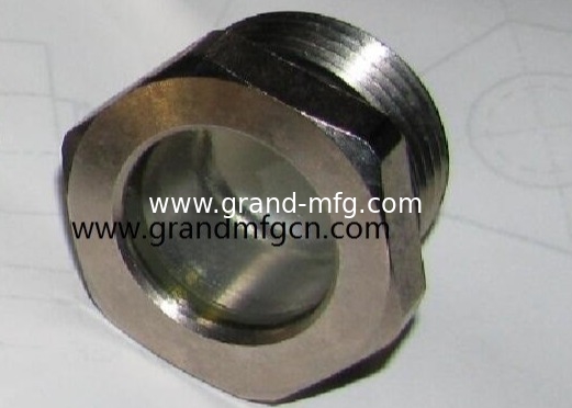 G 1/4&quot;carbon steel fused oil level sight glass male BSP thread professional manufacturer and seller