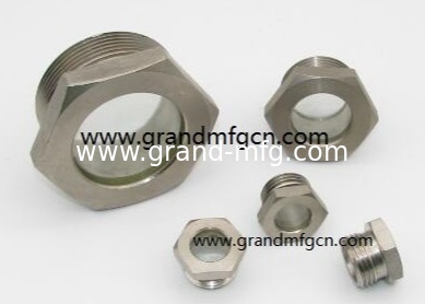G 1/4&quot;carbon steel fused oil level sight glass male BSP thread professional manufacturer and seller