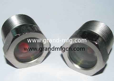 G 1/4&quot;carbon steel fused oil level sight glass male BSP thread professional manufacturer and seller