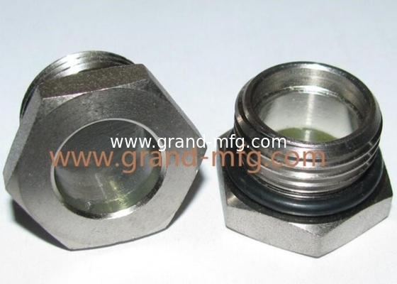 Metal Sight Glasses Fused Oil Level Sight Glass Gearbox Oil Levels Viewport Gauge bsp thread 1/2&quot; 3/8&quot; 3/4&quot; 1&quot;