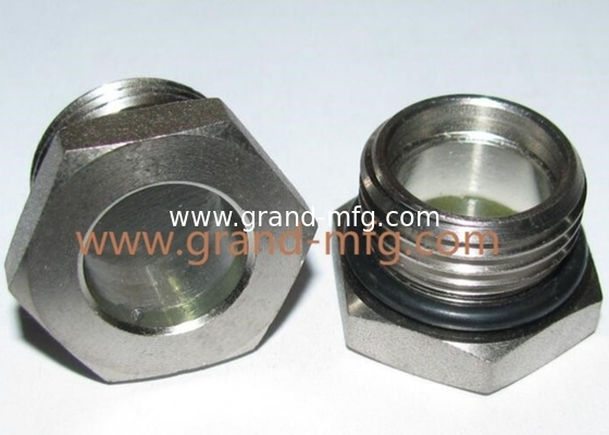 NPT 3/4&quot; BITZER refrigeration fused steel sight glass with red ball fused sight window sight glass manufacturer China