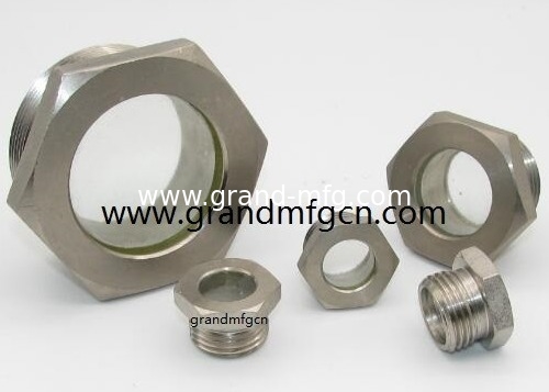 1-1/2&quot;carbon steel fused oil level sight glass male BSP G thread 1 1/2 inch professional manufacturer and seller