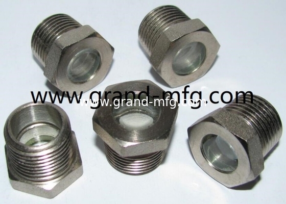 1-1/2&quot;carbon steel fused oil level sight glass male BSP G thread 1 1/2 inch professional manufacturer and seller