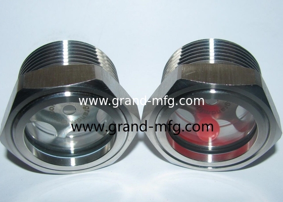 1&quot; Male NPT thread Oil Level Sight Glass for gearboxes Oil Extractor W/Solvent Tank SS304 1500PSI OEM and ODM service
