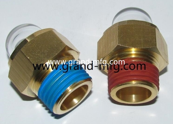 3/8 INCH MNPT thread Positioners oil level indicator observe Dome Oil Level Bubble sight glass gauge with clear glass