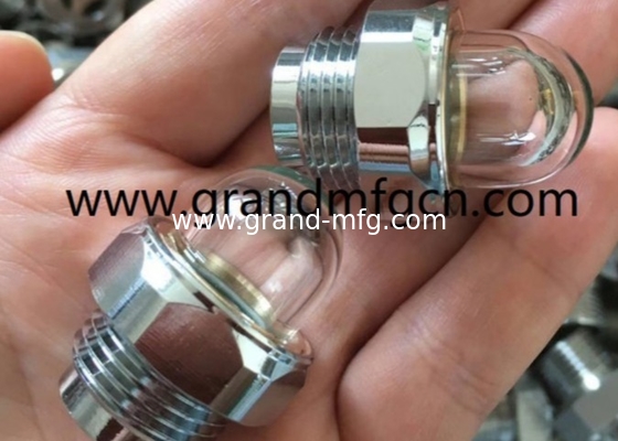 M16x1.5 Male BSP G1/2 stainless steel SS304 dome oil sight glass plug planetary gear reducer ss316 oil level sight glass