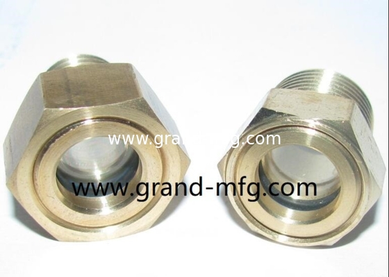 male NPT pipe threads 1/2 inch 3D sight glasses flow liquid level gauge oil level sight glass indicator for pumps custom
