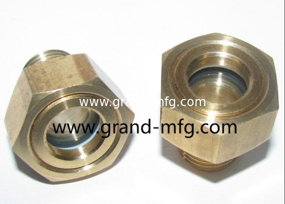 G3/8”G1/8&quot; G1/2&quot; BSP Speed reducers brass oil level sight glasses viewport oil level indicator professional manufacturer