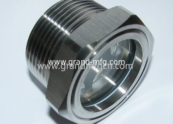 NPT thread 1 1/4 inch food grade SS316 fluid level sight glass with big viewing window  SUS304 sight glass oil gauge GM-SSN20 GM-SSN10 GM-SSN34 GM-SSN12 GM-SSG10 GM-SSG38