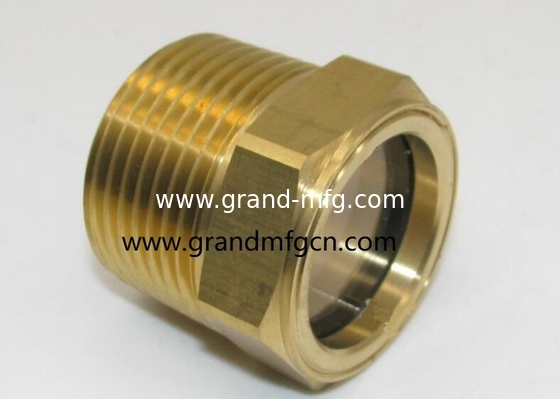 M16X1.5 M20X1.5 M22X1.5 Dome-shaped oil level gauge observe sight glass with clear sight window custom available