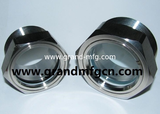 NPT thread 1/2 inch 2 inch stainless steel SS304 oil level sight glass SS316 pressure container view port site gauge