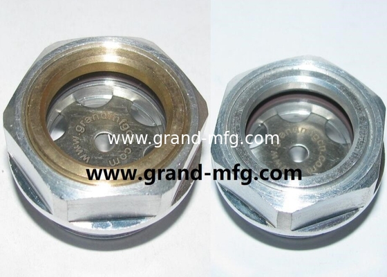 G3/8 inch G1/4 inch G1/2 inch G1 inch Oil Gas Fuel Tank Site Plug Male Thread Oil Levels Aluminum Oil Sight Glass In Stock GM-AG12 GM-AG34 GM-AG10 GM-BG34 GM-BG12