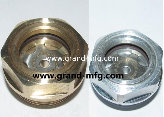 BSP thread G1/4 G1/2 Power Transimission Oil Sight Glass Level Monitor Oil Level Gas Fuel Tank Sight Plug Oil leve gauge