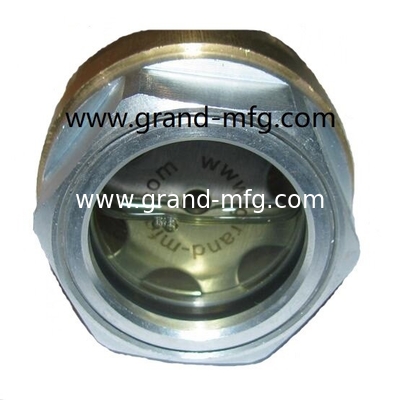 G3/8 inch G1/4 inch G1/2 inch G1 inch Oil Gas Fuel Tank Site Plug Male Thread Oil Levels Aluminum Oil Sight Glass In Stock GM-AG12 GM-AG34 GM-AG10 GM-BG34 GM-BG12